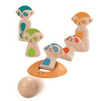 Kręgle dla dzieci - surykatki Plan Toys