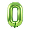 Balon foliowy CYFRA ZIELONA 40" 85 cm (na hel lub powietrze)