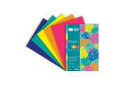 Blok kolorowy A4 20 ark.170 g/m2 Deco Tropic Happy Color 5 kolorów