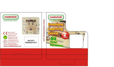 MASTERKIDZ Nauka Emocji Gra Drewniana