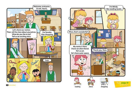 Komiks dla dzieci po angielsku Vera The Alien Hunter Level 2 Część 6