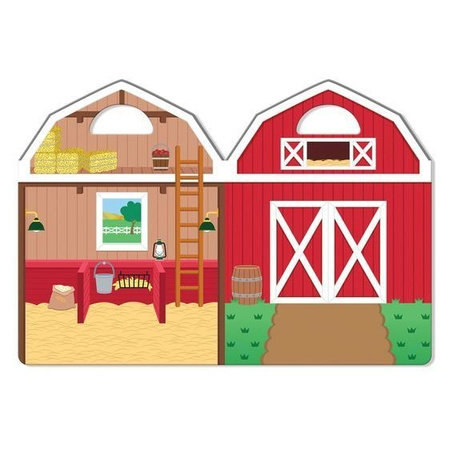 Wypukłe wielorazowe naklejki – Farma
