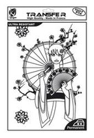 Naprasowanka A4 Czarna Manga