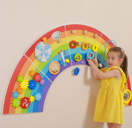 Tablica manipulacyjna Panel ścienny - Tęcza