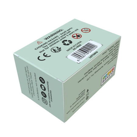 Cleverclixx - Klocki magnetyczne Race Track Car Pastel Green