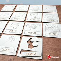 Układanka wyrazowa do nauki czytania Cz.6