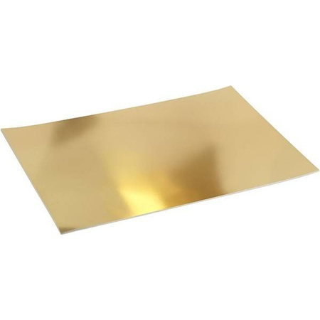 Karton Metaliczny A2 280g ryza 10 arkuszy. Złoty