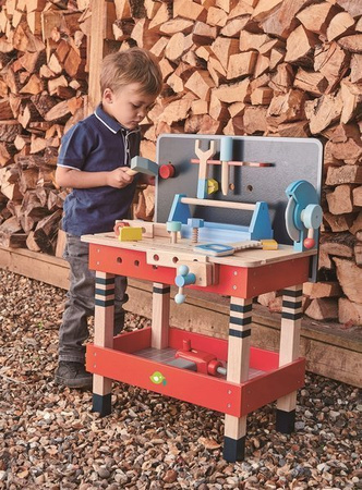 Drewniany warsztat, stolik, Tender Leaf Toys