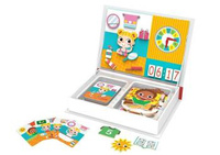 TOOKY TOY Drewniana układanka magnetyczna Mój dzień Moja rutyna