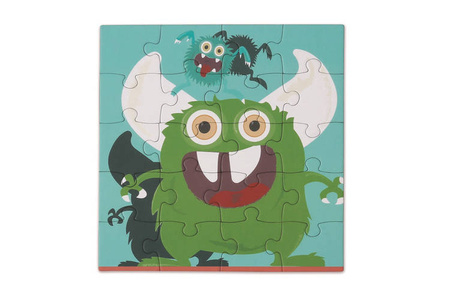 Scratch, Puzzle magnetyczne - książka podróżna Stworki 2 obrazki 40 elem.