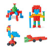 Klocki konstrukcyjne, Zestaw kreatywny Pojazdy budowlane, 80 el., 18m+, PolyM