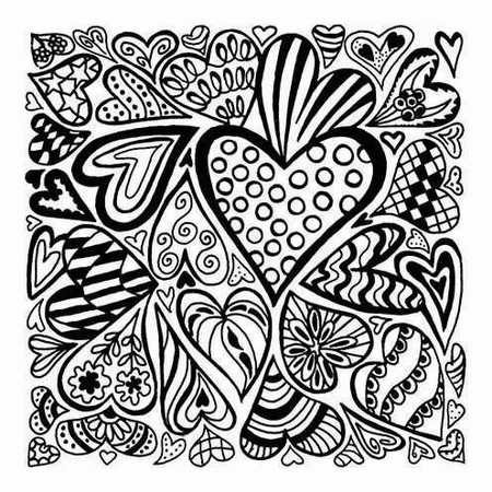 Płytka z teksturą Serca 9x9 cm