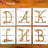 Drewniany alfabet do nauki pisania (duże litery)