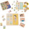 CLASSIC WORLD Tablica Edukacyjna Ciało Ludzkie Układanka Klocki Puzzle dla Dzieci Dopasuj 19 el.