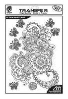 Naprasowanka A4 Czarna Arabeska