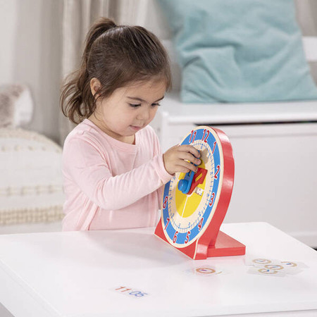 Zegar wskazówkowy i numeryczny dla dzieci 2w1 Melissa and Doug 14284