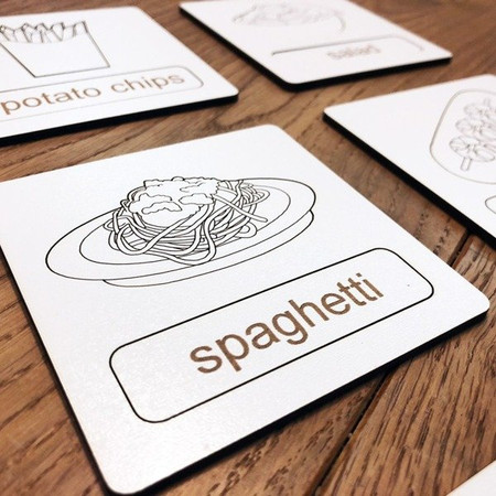 Układanka tematyczna do nauki angielskiego - Dinner