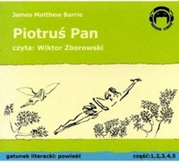 Piotruś Pan 5CD James Matthew Barrie czyta Wiktor Zborowski