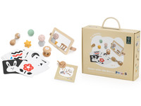 VIGA Zestaw Zabawek Edukacyjnych "Grow-with-Me Box" Pudełko Box od urodzenia