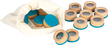 Drewniane memo dźwiękowe Sensory posłuchaj dźwięku Small Foot