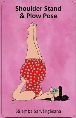 Karty Doda Yoga The Purple Cow - Joga karty z pozycjami Relaks i Spokój EN