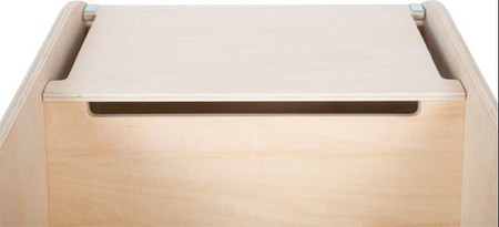 Drewniana skrzynia na zabawki z siedziskiem regał Słoń Small Foot 12423