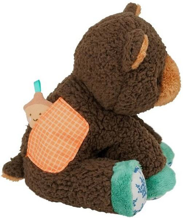 Zabawka dla najmłodszych wielofunkcyjny miś z gryzakiem Manhattan Toy 162870 przytulanka