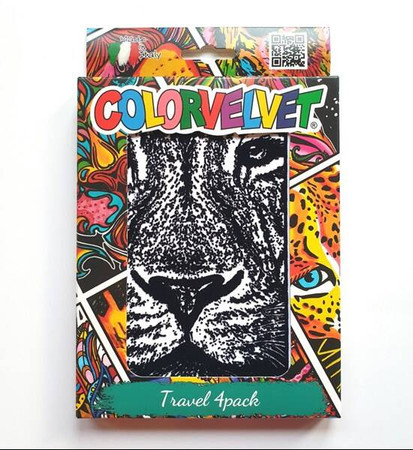 Welwetowy zestaw podróżny Drapieżniki