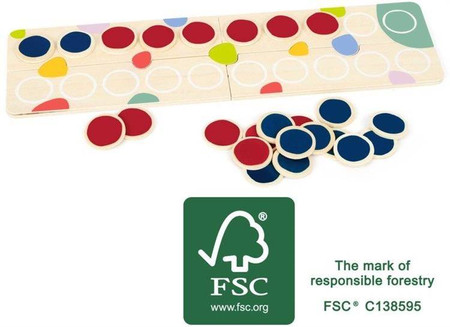 Gra matematyczna dla dzieci Ilość i działania Cegiełki Educate 11369-Small Foot Design, zabawki edukacyjne