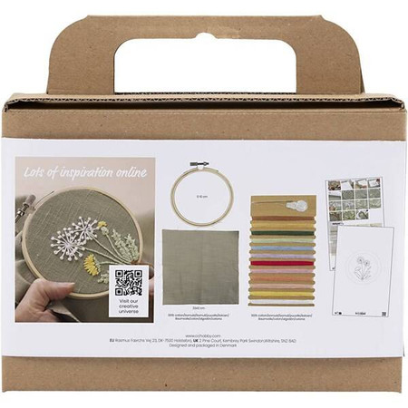 Zestaw do wyszywania Mniszek Lekarski z tamborkiem