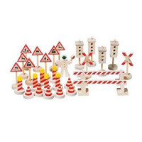 Znaki ostrzegawcze, sygnalizacja, szlabany, goki