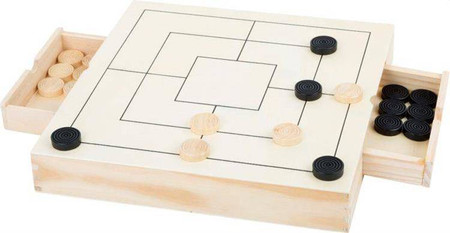 Zestaw trzech gier na drewnianej planszy 11208-Small Foot, gry dla dzieci