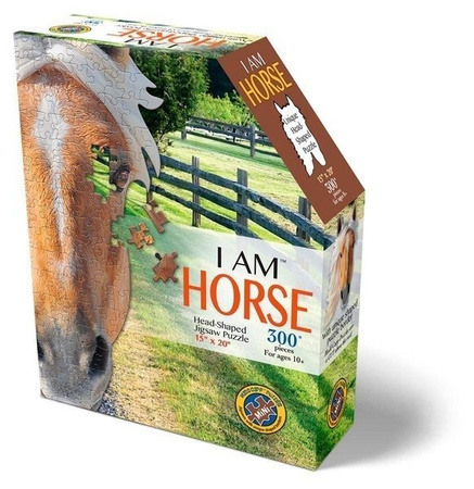 MADD CAPP, Puzzle konturowe I AM - Koń 300 elem.