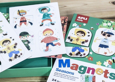 Magnetyczna układanka Apli Kids - Pory roku