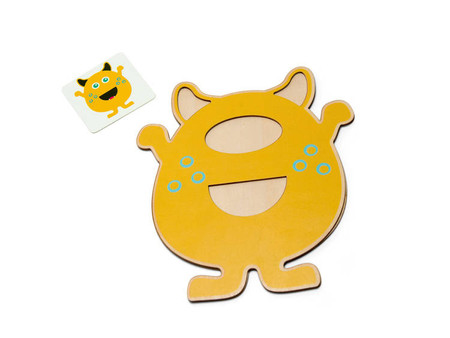 BS Toys,drewniana gra logiczna Naśladuj Humorka