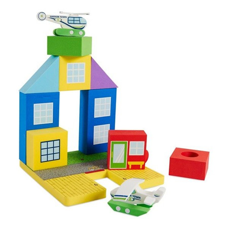 Zabawka do kąpieli BathBlocks - Lądowisko dla wodolotów 13 el.