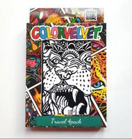 Welwetowy zestaw podróżny Dzikie Koty