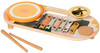 Zestaw muzyczny dla dzieci z drewna Beats to Go 159120-Manhattan Toy, instrumenty dla dzieci