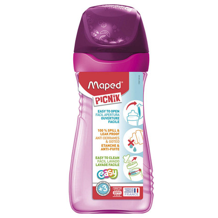 Bidon 430ml Maped Picnik Origins Różowy