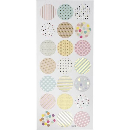 Naklejki Pastelowe Kółka