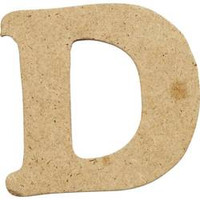 Litera D z MDF H: 4 cm 10 szt.