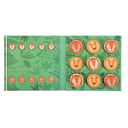 Gra dla dzieci Kółko i Krzyżyk: Lew i Tygrys | Londji®