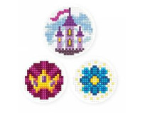 Diamentowa Mozaika 3 naklejki Zamek