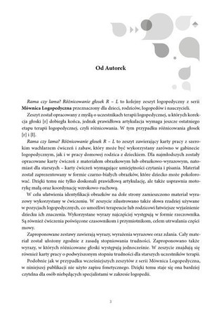 Mównica logopedyczna. Rama czy lama?