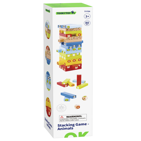 TOOKY TOY Gra Zręcznościowa Zwierzęta 80 el.