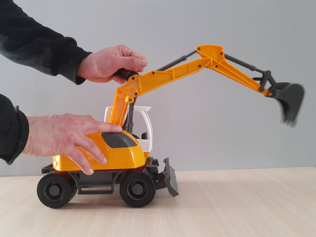 OUTLET Koparka z ruchomą łyżką