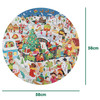 BOPPI, Puzzle okrągłe 58 cm - Christmas 150 elem.