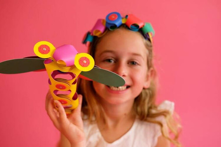 Clixo klocki magnetyczne Crew pack, Różowo-Żółte 30 elem.