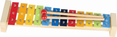 Cymbałki  metalowe 12 tonów - zabawka Goki