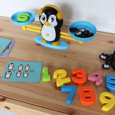 WOOPIE Waga Równoważna Szalkowa Nauka Liczenia Pingwin